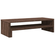 Vidaxl monitorstandaard 54x22x15 cm bewerkt hout bruin eikenkleurig - afbeelding 2