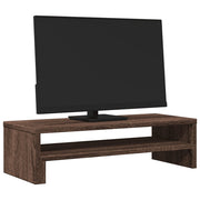 Vidaxl monitorstandaard 54x22x15 cm bewerkt hout bruin eikenkleurig - afbeelding 3