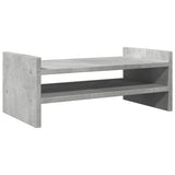 Vidaxl monitorstandaard 50x27x20 cm bewerkt hout betongrijs - afbeelding 2