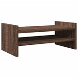 Vidaxl monitorstandaard 50x27x20 cm bewerkt hout bruin eikenkleurig - afbeelding 2