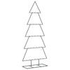 Vidaxl kerstdecoratie kerstboom 150 cm metaal zwart