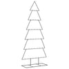 Vidaxl kerstdecoratie kerstboom 180 cm metaal zwart