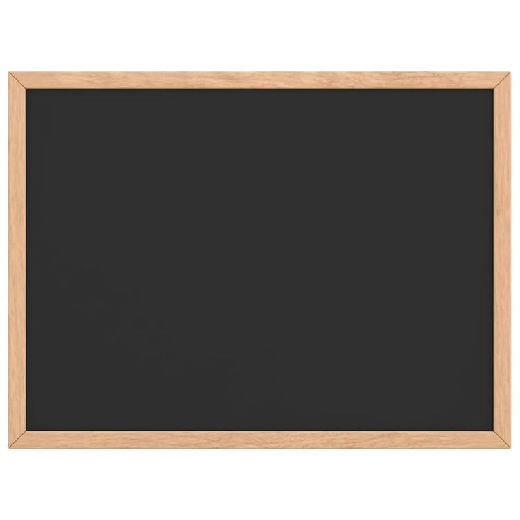 Vidaxl krijtbord met massief grenenhouten frame 40x30 cm zwart