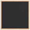 Vidaxl krijtbord met massief grenenhouten lijst 40x40 cm zwart