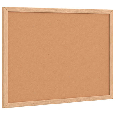 Vidaxl kurkbord met massief grenenhouten frame 40x30 cm