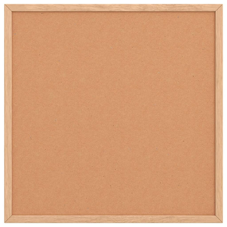 Vidaxl kurkbord met massief grenenhouten frame 40x40 cm