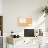 Vidaxl kurkbord met massief grenenhouten frame 60x40 cm - afbeelding 1