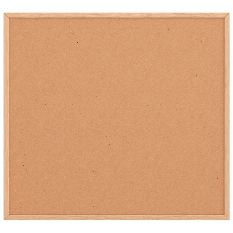 Vidaxl kurkbord met massief grenenhouten frame 60x55 cm