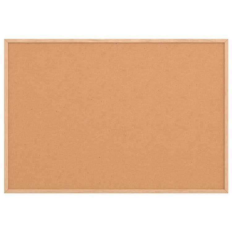 Vidaxl kurkbord met massief grenenhouten frame 80x55 cm