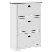 Vidaxl schoenenrek bodo 80x35x118 cm wit - afbeelding 2