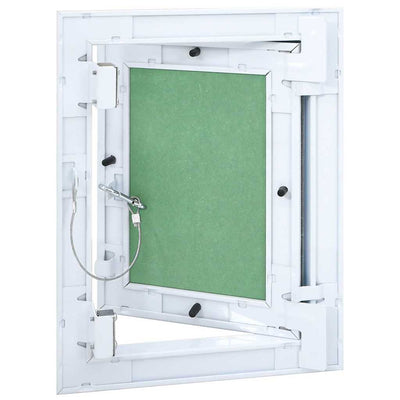 Vidaxl toegangs paneel groen en zilver 25 x 30 cm