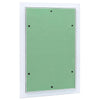 Vidaxl toegangs paneel groen en zilver 35 x 45 cm