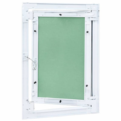 Vidaxl toegangs paneel groen en zilver 35 x 45 cm