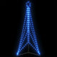 Vidaxl led-kerstboom 363 leds 182 cm blauw