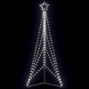 Vidaxl led-kerstboom 483 leds koud wit 240 cm