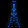 Vidaxl led-kerstboom 483 leds 240 cm blauw