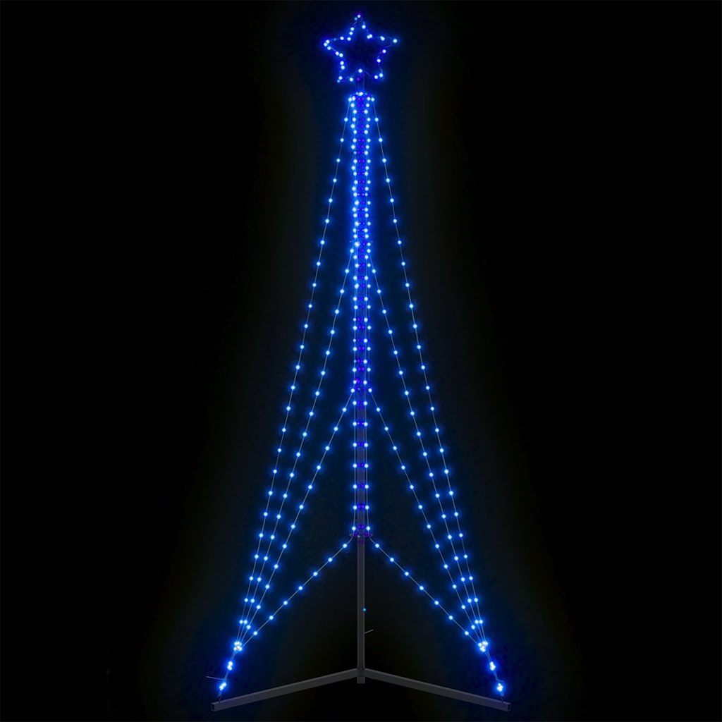 Vidaxl led-kerstboom 483 leds 240 cm blauw