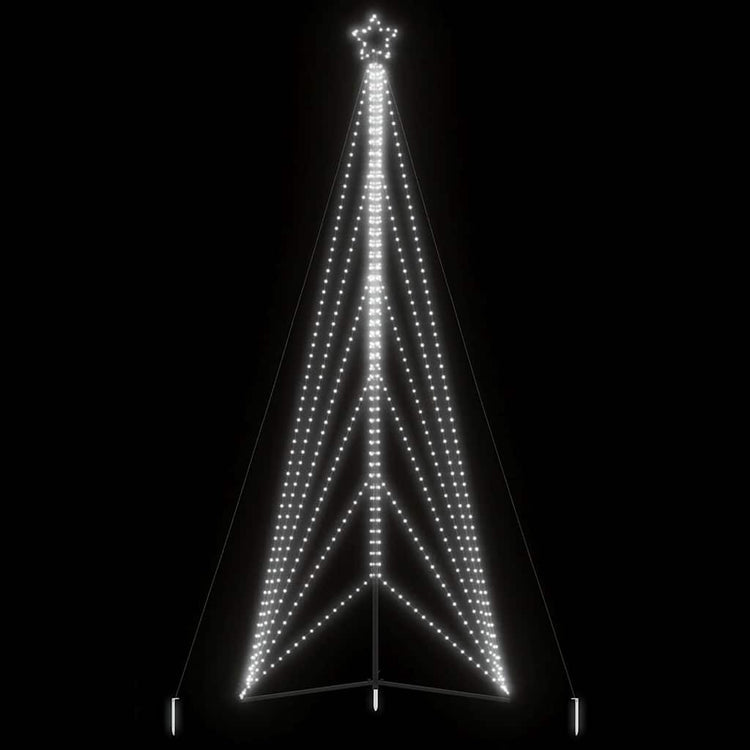 Vidaxl led-kerstboom 861 leds koud wit 478 cm