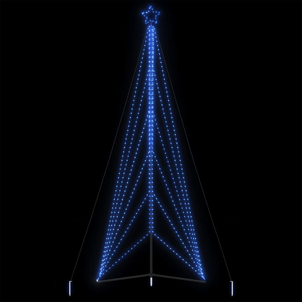 Vidaxl led-kerstboom 861 leds 478 cm blauw