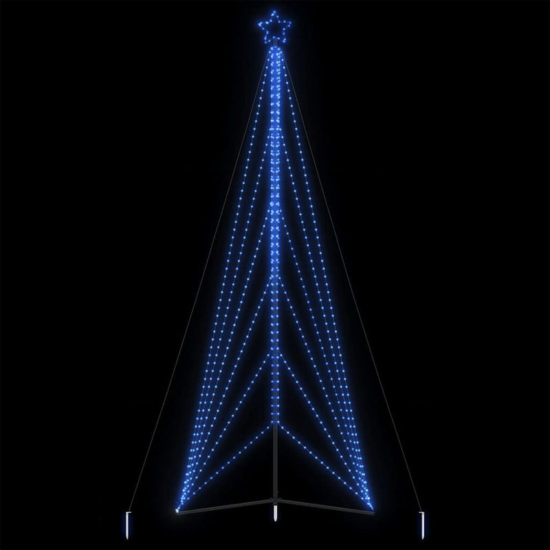Vidaxl led-kerstboom 861 leds 478 cm blauw