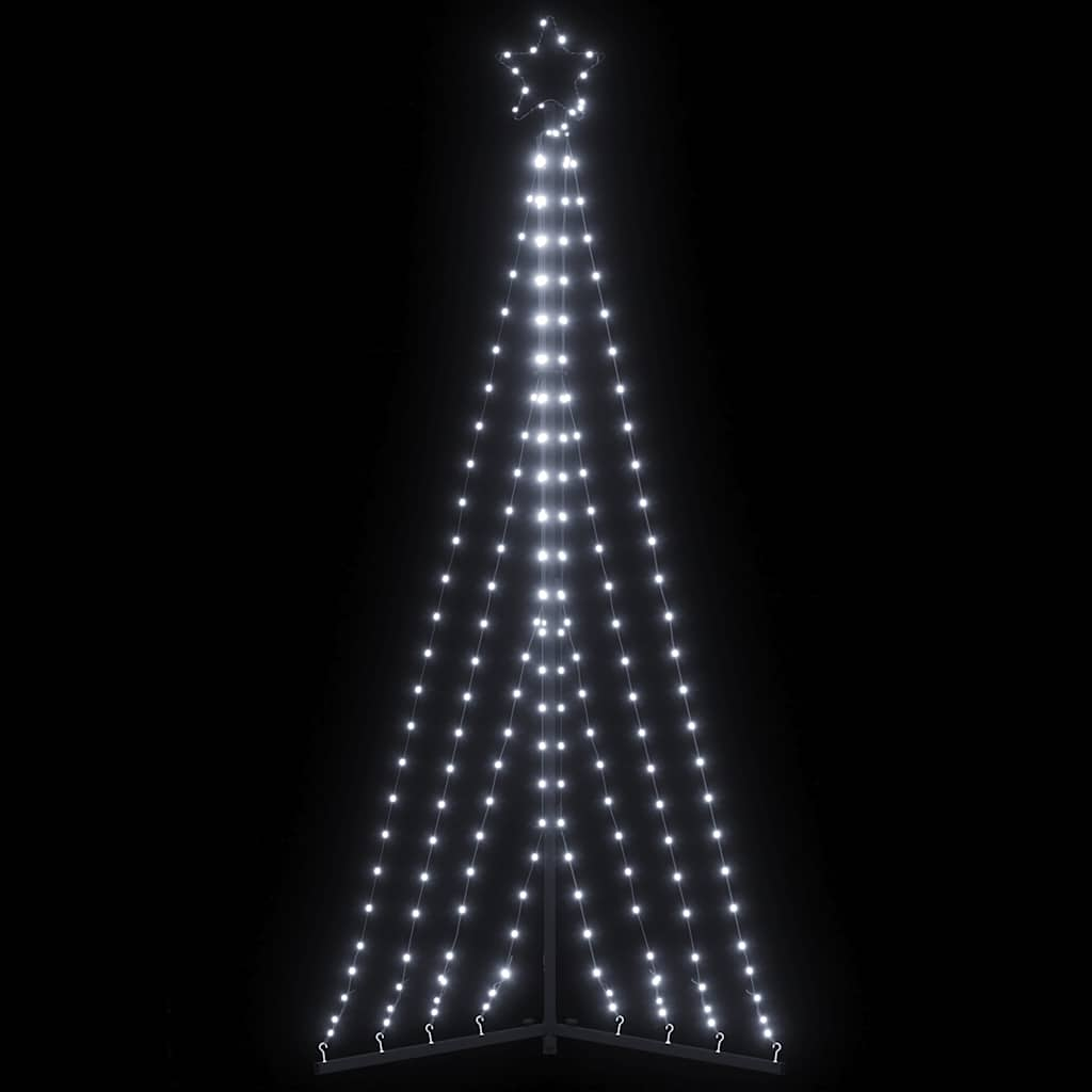 Vidaxl led-kerstboom 339 leds koud wit 187 cm