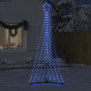 Vidaxl led-kerstboom 447 leds 249 cm blauw - afbeelding 3