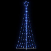 Vidaxl led-kerstboom 447 leds 249 cm blauw - afbeelding 1