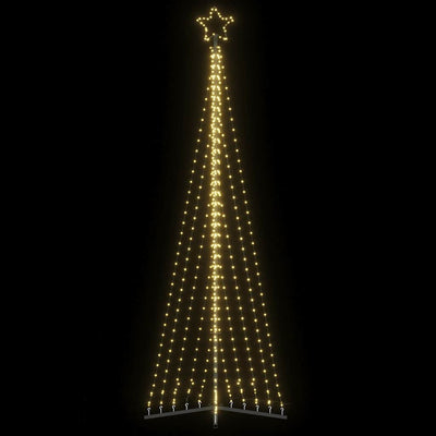 Vidaxl led-kerstboom 495 leds warm wit 300,5 cm