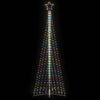 Vidaxl led-kerstboom 495 leds kleurrijk 300,5 cm