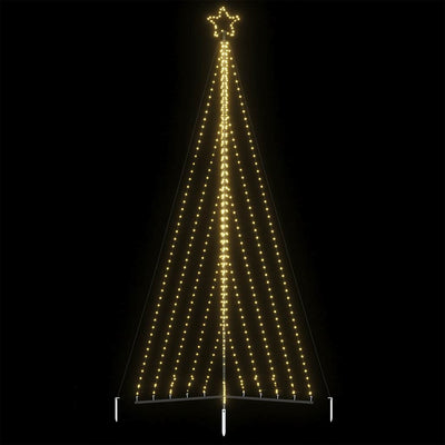 Vidaxl led-kerstboom 570 leds warm wit 399 cm