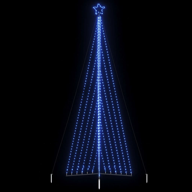 Vidaxl led-kerstboom 789 leds 476 cm blauw