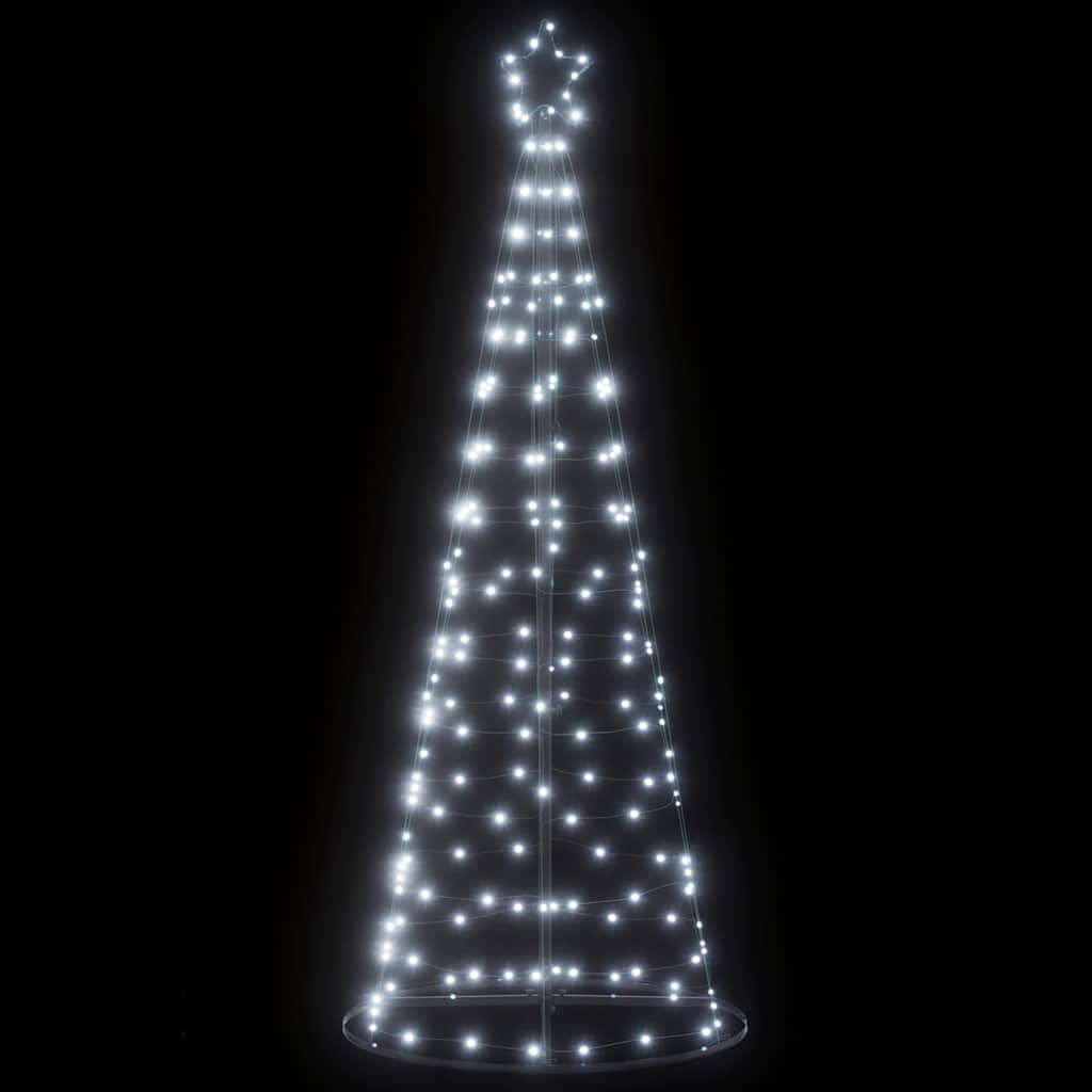 Vidaxl led-kerstboom 200 leds koud wit 180 cm