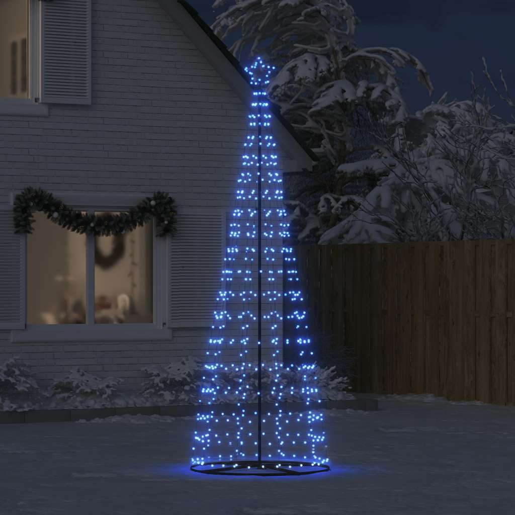 Vidaxl led-kerstboom 550 leds 300 cm blauw