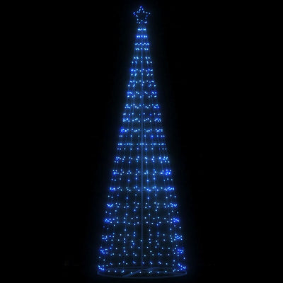 Vidaxl led-kerstboom 550 leds 304 cm blauw