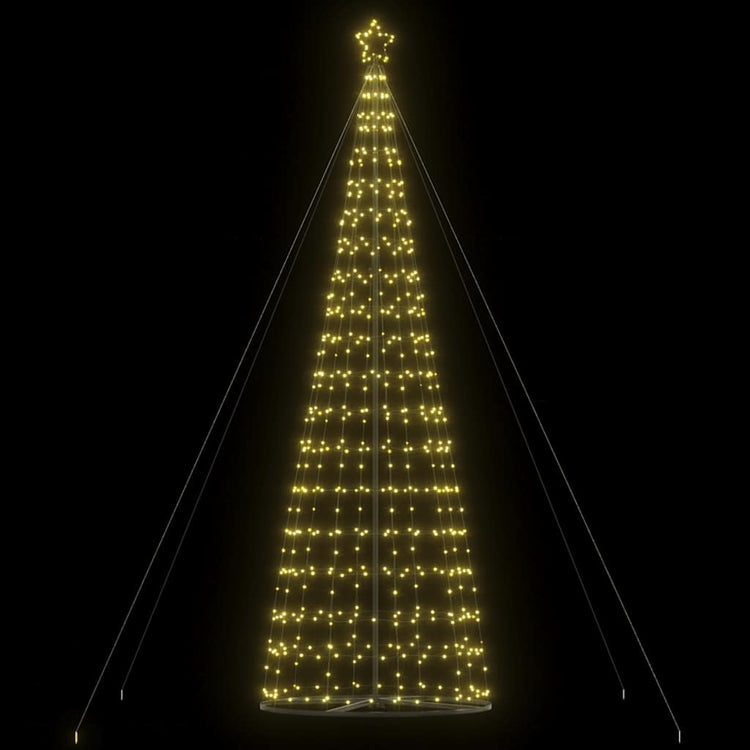 Vidaxl led-kerstboom 1534 leds warm wit 503 cm