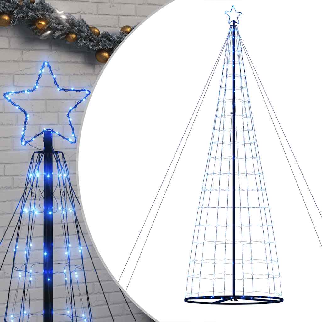 Vidaxl led-kerstboom 1534 leds 503 cm blauw