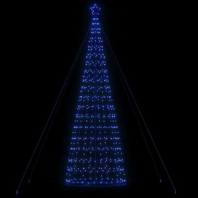Vidaxl led-kerstboom 1534 leds 500 cm blauw