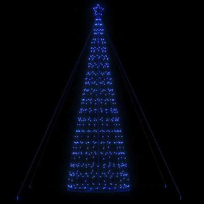 Vidaxl led-kerstboom 1534 leds 500 cm blauw