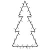 Vidaxl kerstverlichting kerstboom silhouet 80 leds warm wit