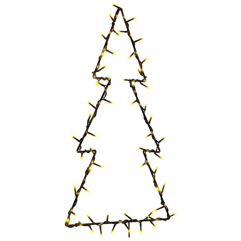 Vidaxl kerstverlichting kerstboom silhouet 80 leds warm wit