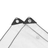 Vidaxl plantenafdekking met zeilringen 1x6 m polyethyleen - afbeelding 3