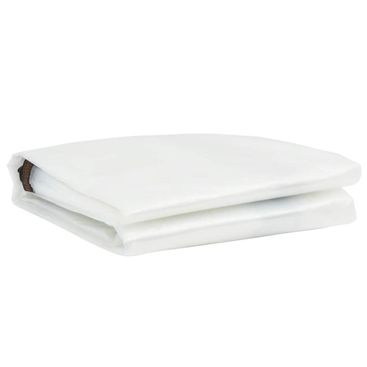 Vidaxl plantenafdekking met zeilringen 1x10 m polyethyleen