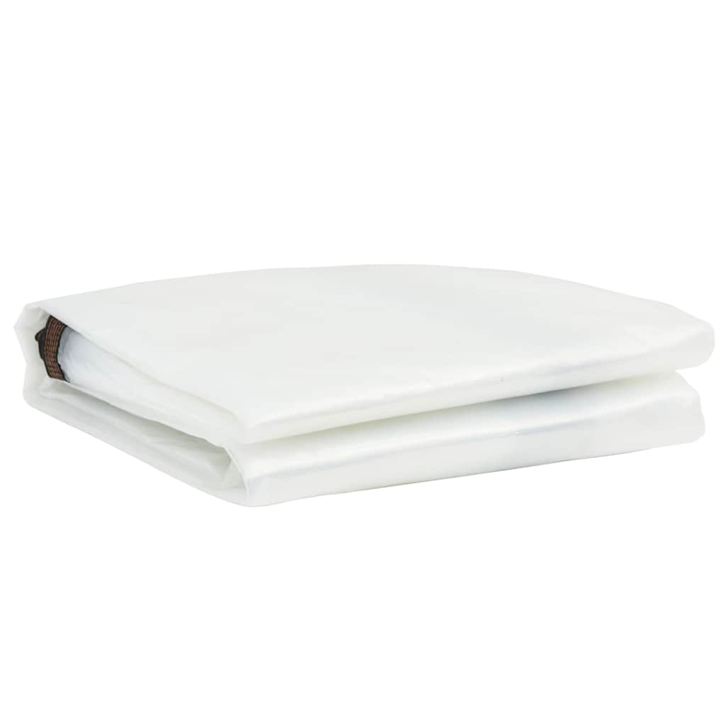 Vidaxl plantenafdekking met zeilringen 2x8 m polyethyleen