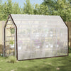 Vidaxl plantenafdekking met zeilringen 3x6 m polyethyleen