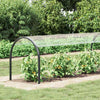 Vidaxl plantenafdekking met zeilringen 1x10 m pvc