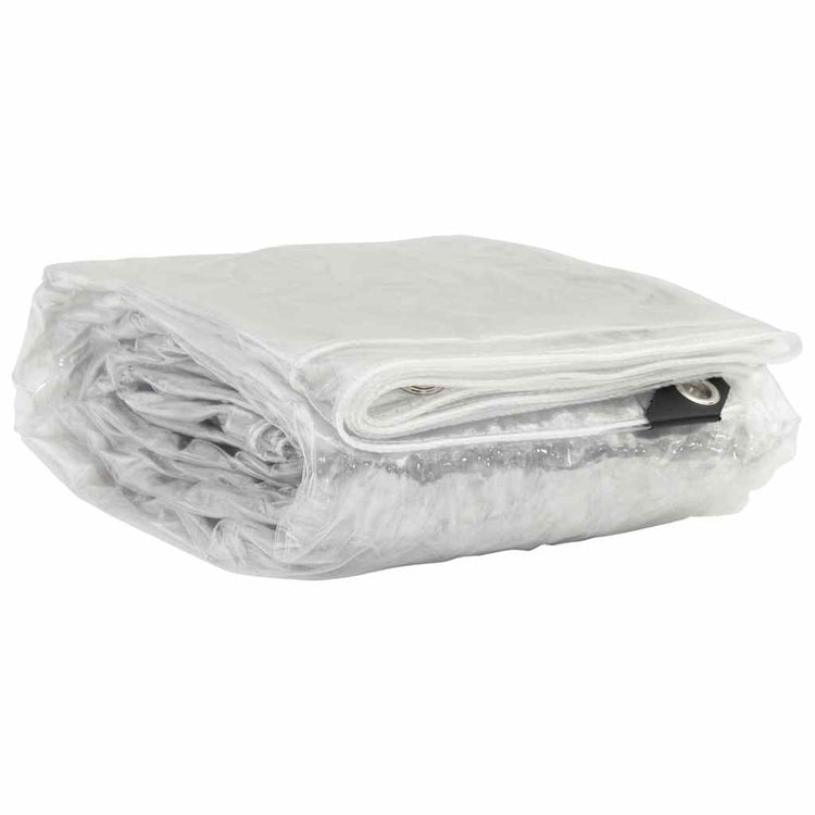 Vidaxl plantenafdekking met zeilringen 3x10 m pvc