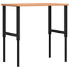 Vidaxl werkbank rechthoekig 100x60x(71,5-98) cm massief beukenhout