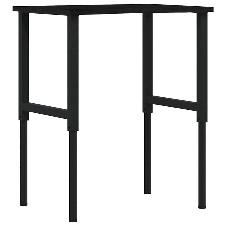 Vidaxl werkbank 80x60x(71,5-98) cm eikenhout donkerbruin