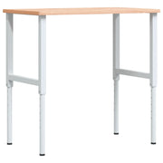 Vidaxl werkbank rechthoekig 100x60x(71,5-98) cm massief beukenhout - afbeelding 2