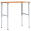 Vidaxl werkbank rechthoekig 100x60x(71,5-98) cm massief beukenhout